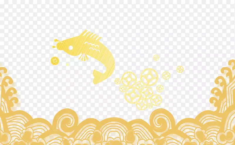 中国风卡通手绘祥云背景设计