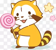 卡通狸猫