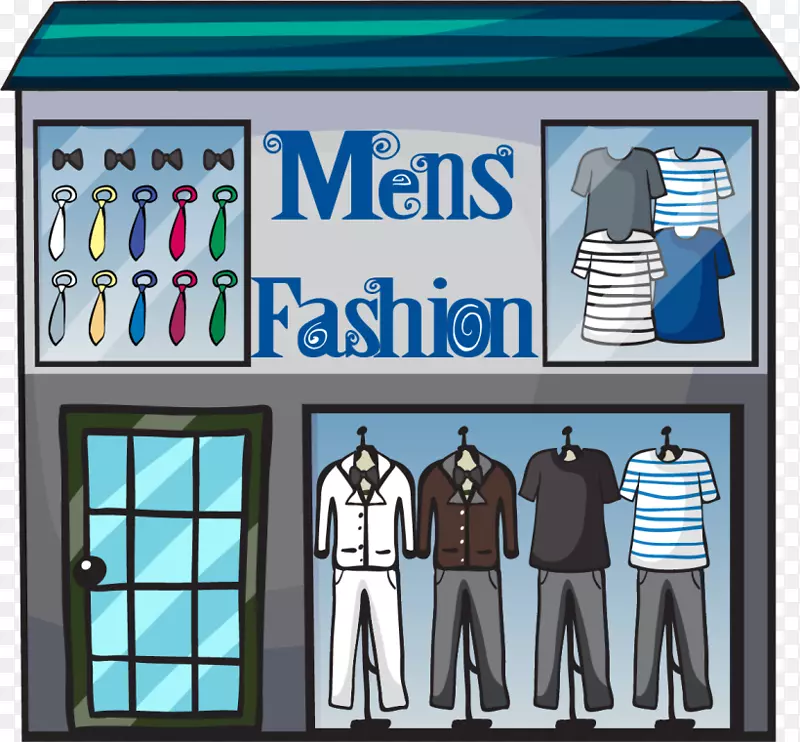男人时尚服装小店
