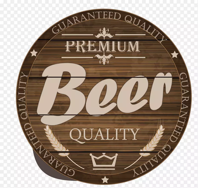 beer啤酒木质标签