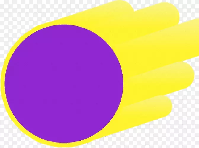 紫黄色不规则图标
