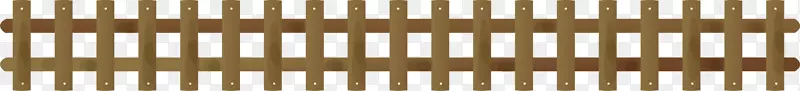 矢量手绘栅栏