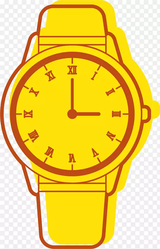 黄色手表