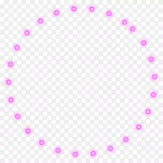 紫色发光圆圈