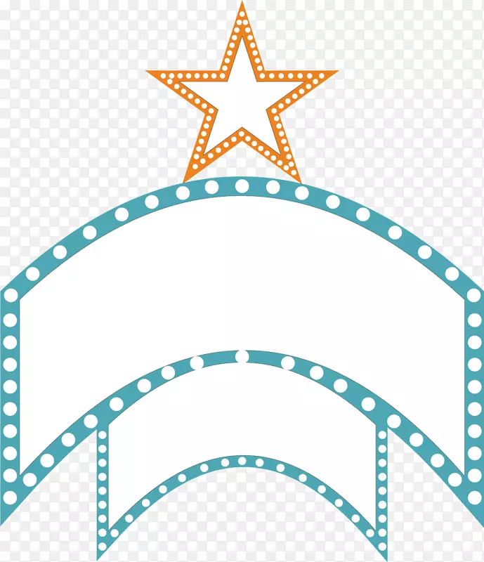 蓝色LED促销标签