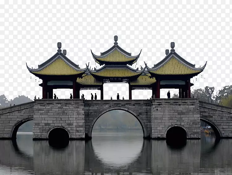古代建筑典范五亭桥