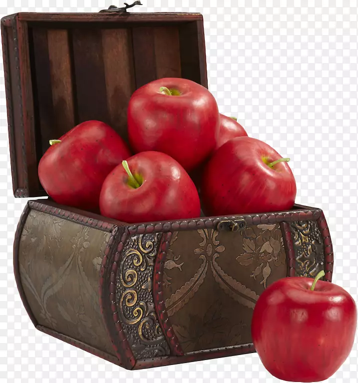 盒子里的红苹果
