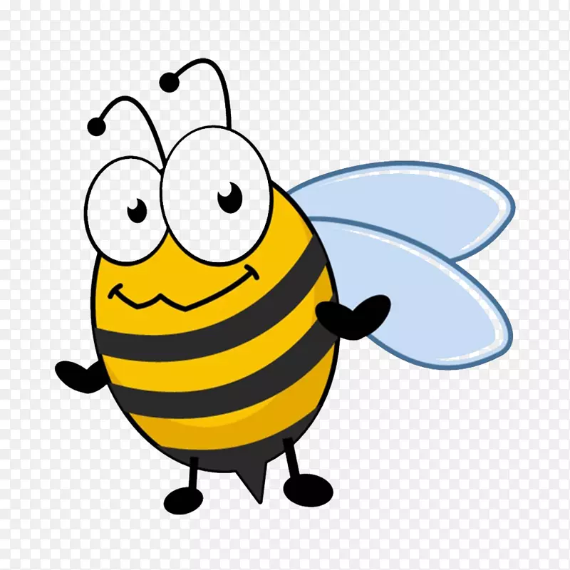 卡通可爱的小蜜蜂PNG