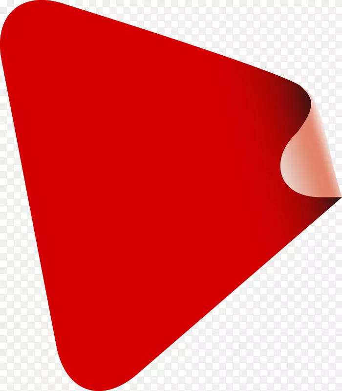 红色三角形矢量图
