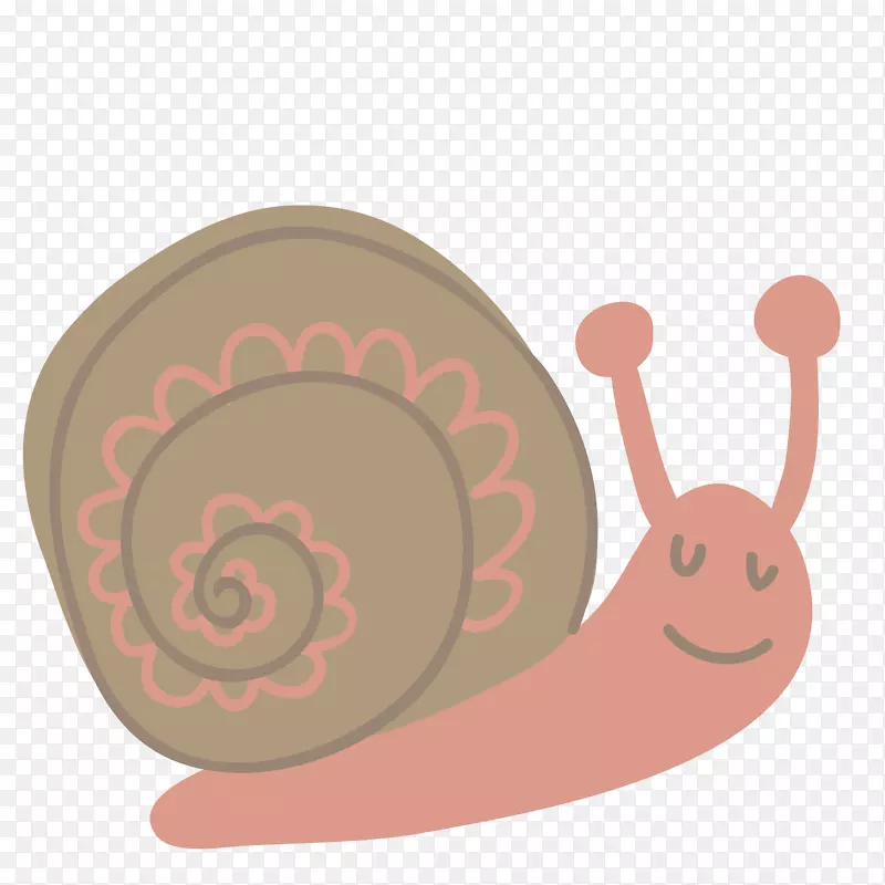 水彩小蜗牛