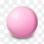 粉色圆球