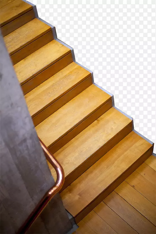 装饰插图木质楼梯间