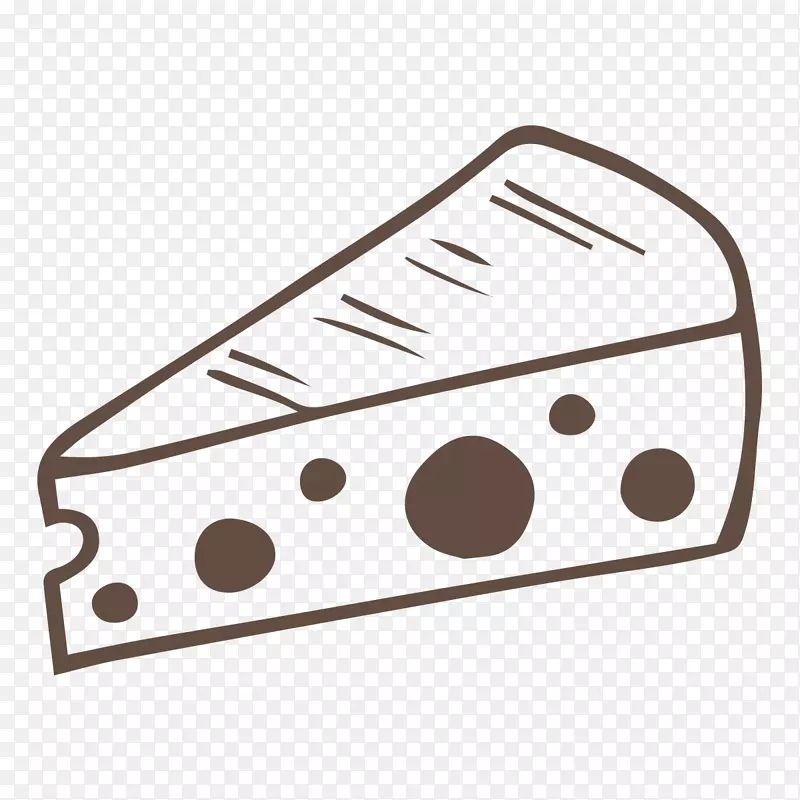 手绘食物三明治