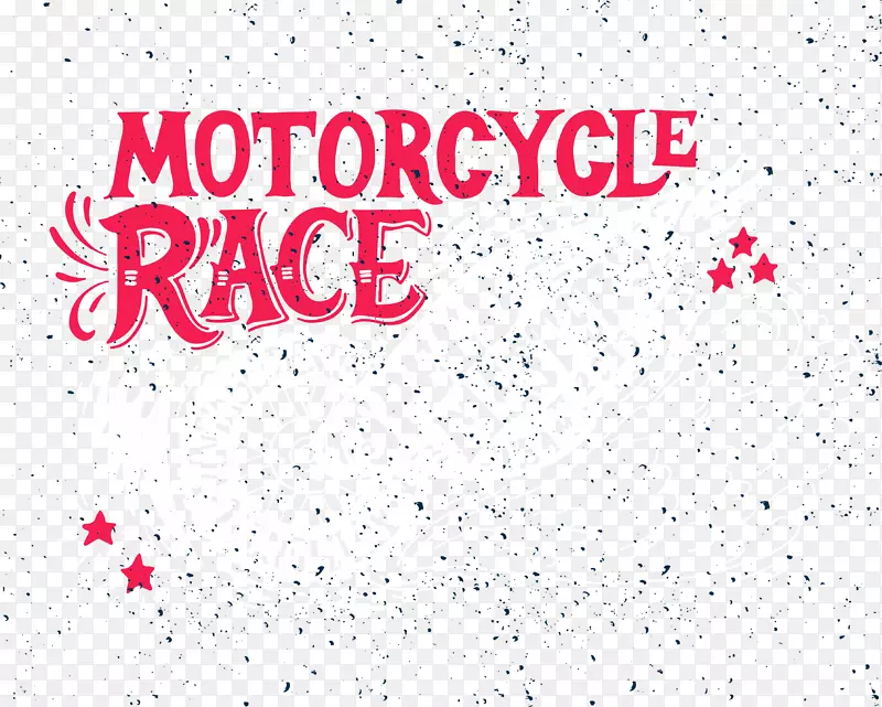 摩托车比赛矢量字母花纹背景