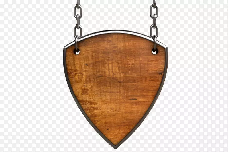 棕色三角形镶边的挂着的木板实物
