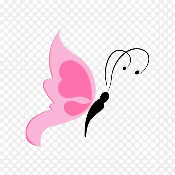 粉色系蝴蝶动图