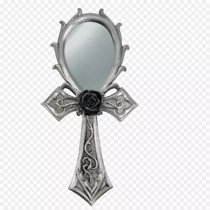 复古十字架化妆小镜子