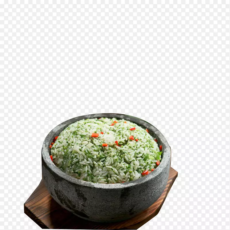 石锅咸肉菜饭