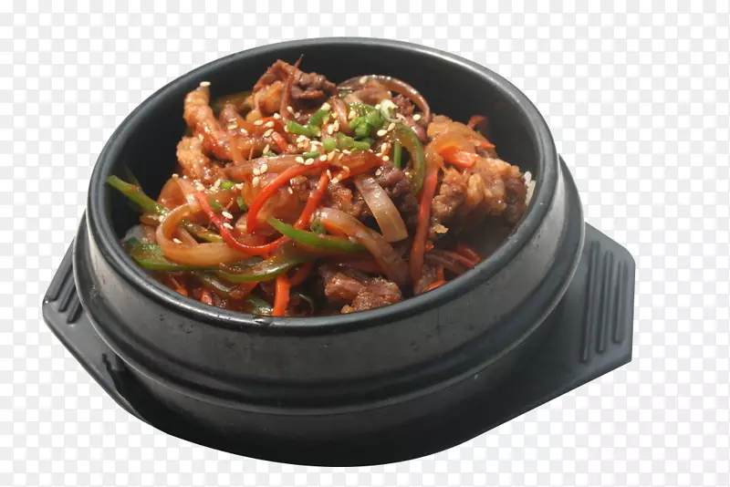 韩式甜椒芝麻泡菜拌饭