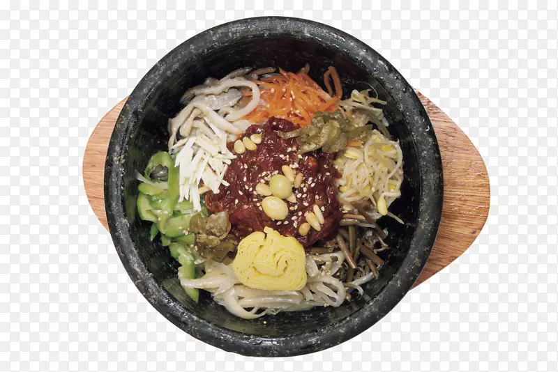 韩式石锅白米饭拌饭
