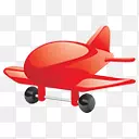 红色小飞机图标