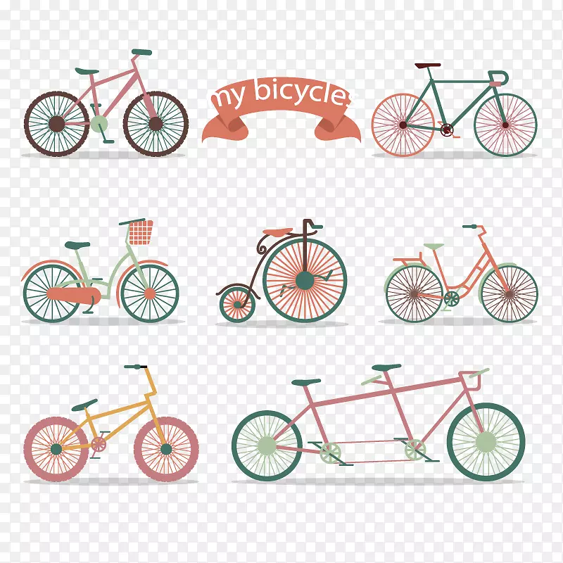创意手绘自行车