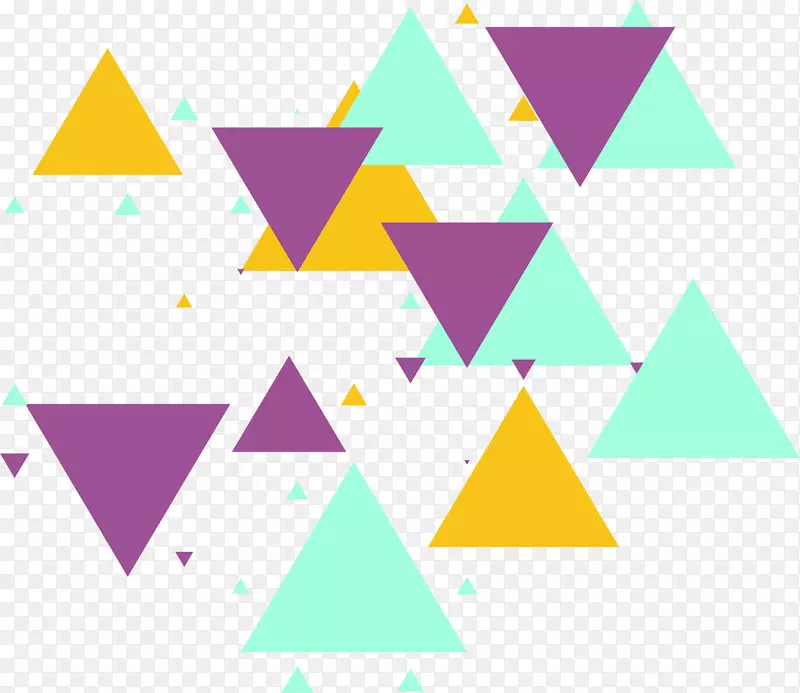 彩色三角形拼图