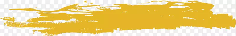 黄色矢量荧光笔刷素材图