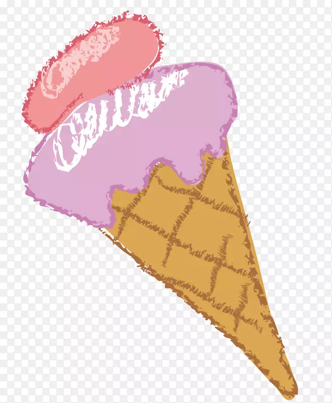 一个冰淇淋