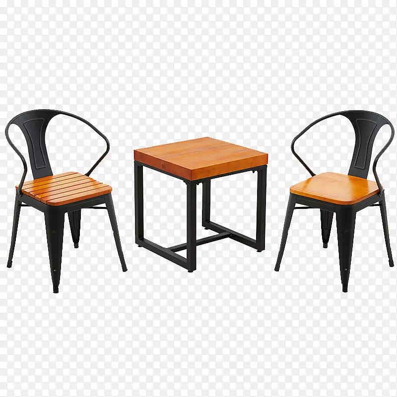 美式正方形餐桌椅