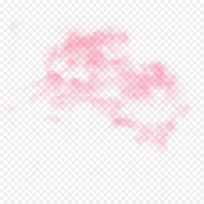炫彩光雾红色云烟