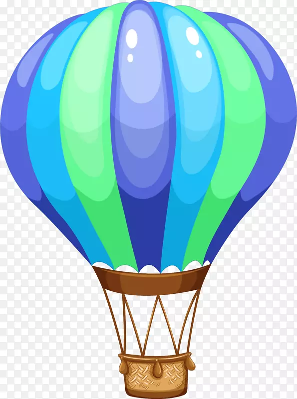 卡通热气球矢量图下载