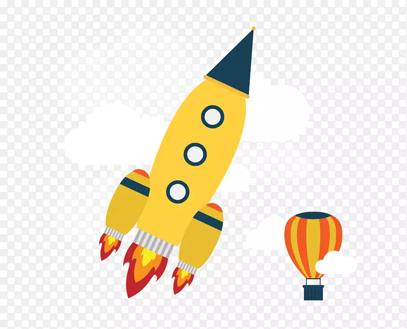 火箭和热气球