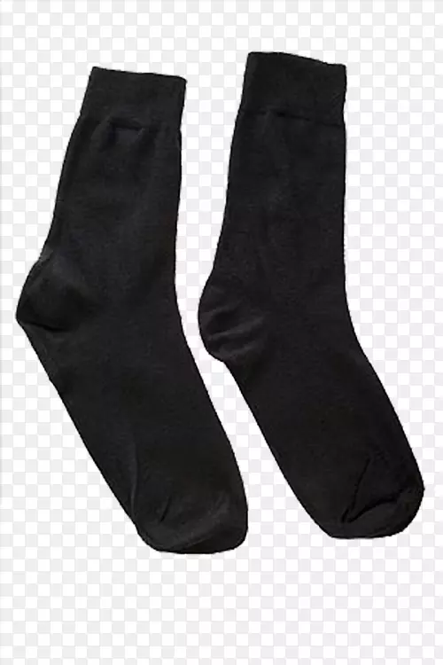 黑色炫酷的一双棉袜