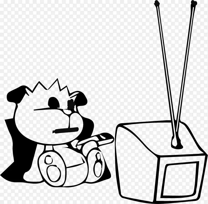 看电视的熊猫