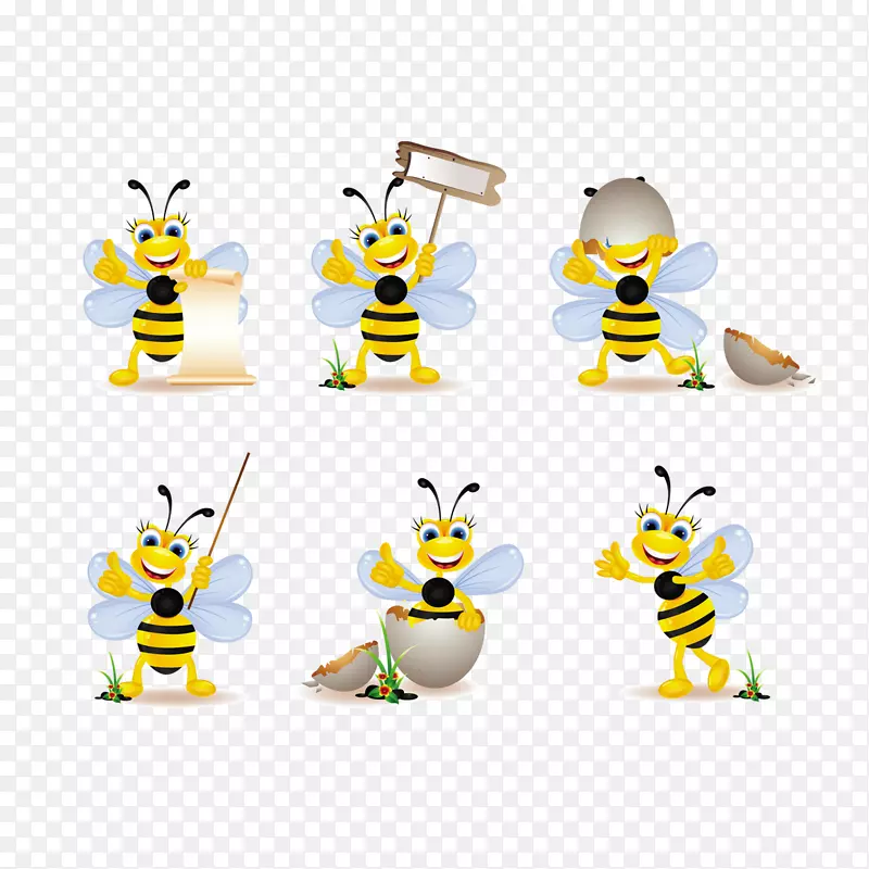 小蜜蜂形象图像