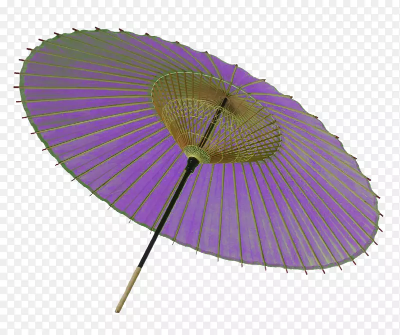 紫色复古雨伞