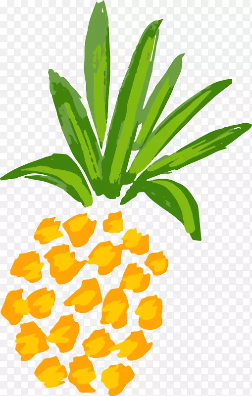 可爱简约菠萝设计图