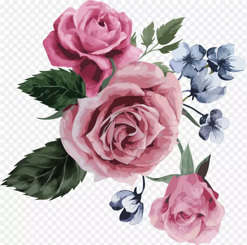春暖花开美丽花朵装饰