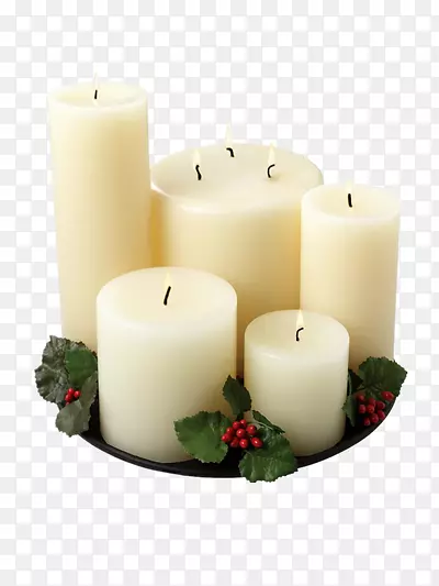 白色温暖蜡烛