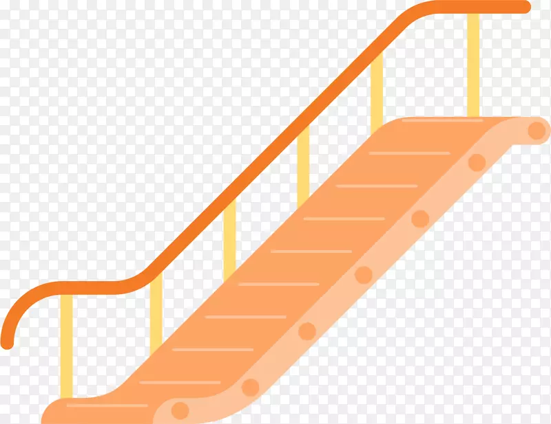 橙色楼梯