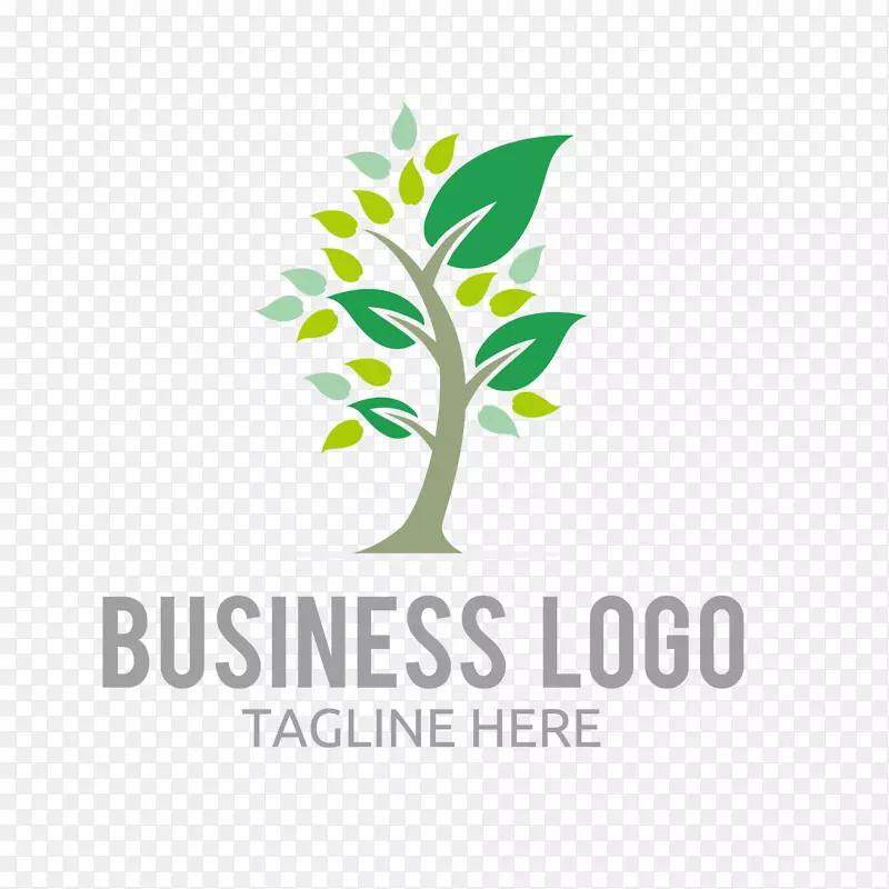绿色树木的logo