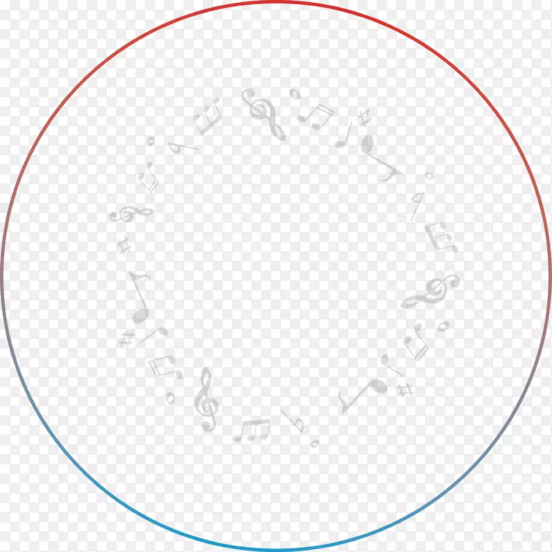 爱心音符飘逸音符