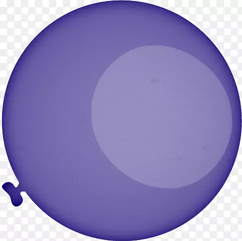紫色手绘气球