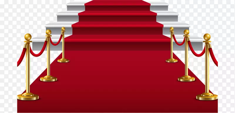 红色立体阶梯红毯