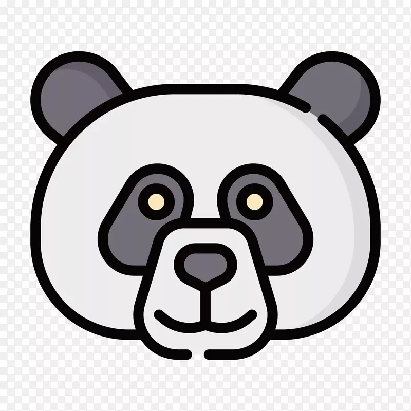 熊猫头像PNG下载