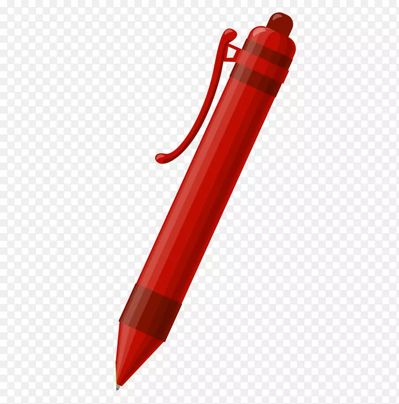 红圆珠笔