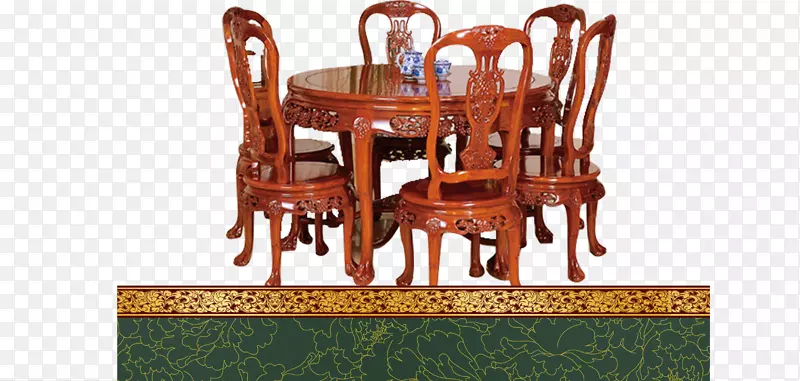 传统技艺制作红木桌椅