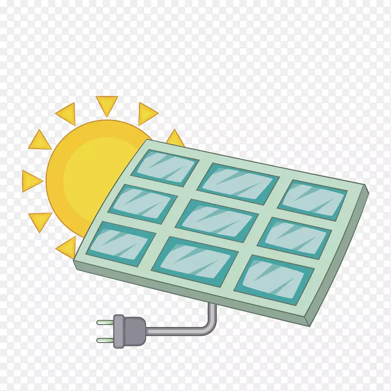 简约设计太阳能插板