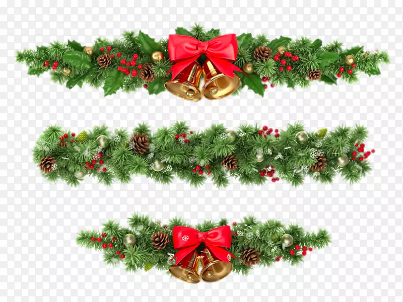 三款圣诞树装饰